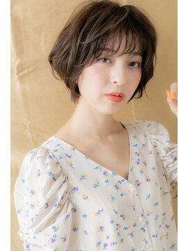 カバーヘア 上尾西口店(COVER HAIR) 黒髪ダークアッシュ小顔矯正立体カット315Z上尾30代40代50代