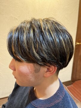 ディスパッチヘアー 甲子園店(DISPATCH HAIR) センターパート　メッシュデザイン