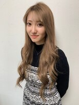 シャルム(CHARME) 小顔薄めバングエアリーカールシアーカラー