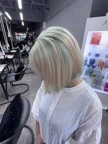 セレーネヘアー(Selene hair) blond×lime green