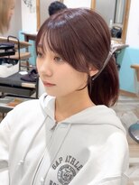 ロンド ブランシュ 錦糸町北口(Lond blanche) 前髪アンブレラカラーこなれミディイメチェンウェーブパーマ