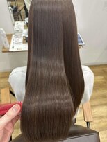 リンク(Link Hair&Spa)&nbsp;透明感カラーマロンブラウン/秋色/小顔/ワンレン/髪質改善