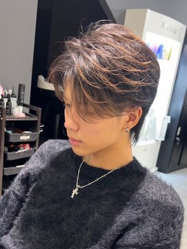 キング 枚方店(K!ng) 縮毛矯正髪質改善ハイライトレイヤーカット枚方美容室エクステ