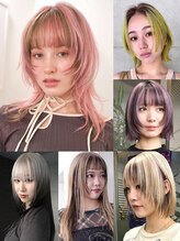 組み合わせ無限！周りと差がつくトレンドデザインカラー[渋谷/ハイトーン/ブリーチ/ダブルカラー/学割U24]