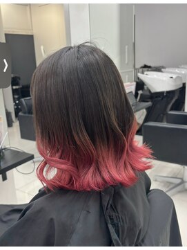 アライブ ハラジュク(ALIVE harajuku) 【ALIVE 夕貴】チェリーピンクグラデーションカラー