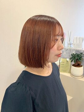 エトレ(etore) 大人ボブ/フェイスレイヤー/オレンジベージュ