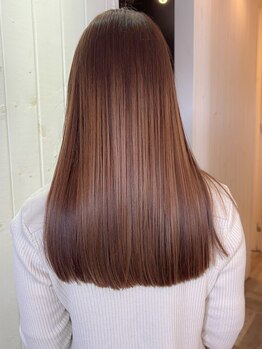 マリブヘアリゾート 太田店(malibu hair resort)の写真/艶めくナチュラルストレートを叶えるならmalibuで★話題の髪質改善も取り扱い！理想の質感を手に入れて♪