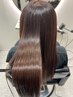 【根本指名限定】カット＋艶カラー＋美髪矯正＋髪質改善トリートメント