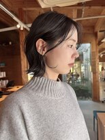 美容室 ビ フェスカ(B FESCA) クセ毛も切りっぱなしボブ/30代40代20代/かきあげ前髪