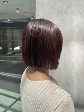 ジュイール(Jouir) 艶カラー×ボブ