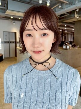 アルバム 池袋(ALBUM) くびれミディボブショート前髪カットおくれ毛_F0969