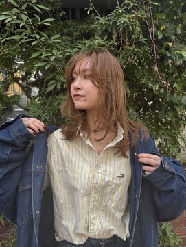 ローグ(Logue) 【韓国風】透明感ベージュレイヤーカット