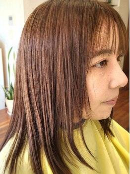 パブリックヘアーの写真/【駐車場完備◎】長崎駅から車で5分♪一人ひとりに寄り添い理想を叶える“あなただけの美容室”