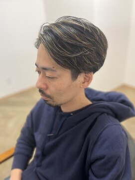 テーラヘアー 板橋店(TELA HAIR) 入れまくりハイライト×メンズショート♪
