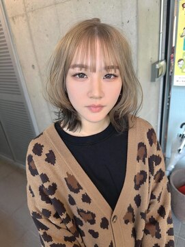 ガルボ ヘアー(garbo hair) 裾カラーで一味ちがうデザインカラー