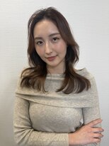 サク(Sac.) 顔周りカット×透明感カラー×グレージュSac.栃木優佑