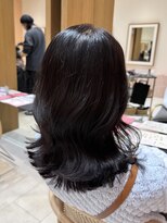 トリコ アヴェダ ららテラス北綾瀬(tricot AVEDA)&nbsp;くびれミディアム/ミディアムヘア/艶カラー/コテ巻き/北綾瀬