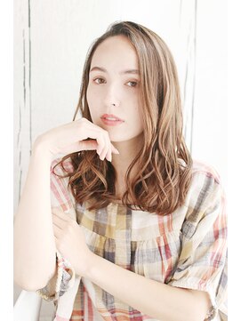 ラピス 銀座 blue店(Lapis) 《30代～大人透明感》白髪ぼかしハイライト＋艶カラー[銀座]