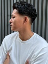ローレンアンドパレード 並木坂店(Lauren&Parade)&nbsp;メンズパーマ ニュアンスパーマ オールバック ツーブロック