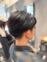 エアー(AIR)&nbsp;メンズツーブロセンターパート×ニュアンスパーマ【蒲田AIR牧】