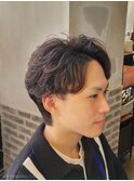 大人メンズのナチュラルパーマ
