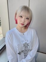 キイ ギンザ(k.e.y GINZA) ホワイトベージュ×エンドカラー