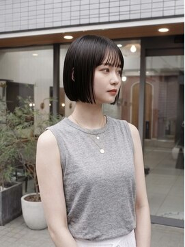 キビト(kibito) 新宿若松河田タンバルモリボブワンレンボブミニボブ20代30代40代