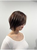レイヤーボブ/縮毛矯正/10代20代30代