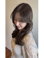 ブリック ヘアアンドスパ 松山(BRICK HAIR&SPA)&nbsp;トープベージュ×ミディアムレイヤー