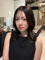 トリコ心斎橋(trico) くびれミディアム×シースルーバング/レイヤーカット/心斎橋