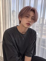 パーク バイ グラッジ 池袋(Park by GLADGE)&nbsp;フェザーショート、ピンクベージュ