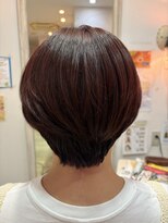 ドルチェヘアー(DOLCE HAIR)&nbsp;レッド大人ショートスタイル