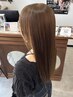 ブリーチなしで透明感カラーを楽しみたい方へ♪カット+ダブルカラー