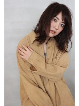 ソルト(Salt) 天神<Salt>外ハネミディアム×秋の艶color(OKABE)1