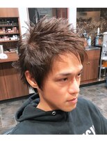 アミューズ(amuse)&nbsp;ソフトモヒカンショートbyカットハウス アン