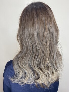 オル(Olu) 【MASAYA】ハイライト×グレージュ×ふわミディ