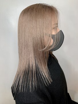 テダ(Te'Da) 暖色ベージュ セミロング