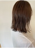 夏オレンジブラウン/タイトストレート◎20代30代40代