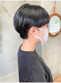 マッシュショート、ブルーブラック、マニッシュショート
