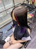 【派手髪】闇ノシュウ風カラー【インナーカラー】