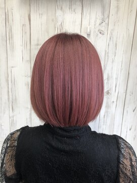 エモート(EMOTE) 顎下ボブ/ベリーピンク/ダブルカラー