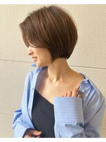 ロンドブルーム 天神大名店(Lond Bloom)&nbsp;大人ショート/小顔ヘア/ショートヘア/ショートカット/30代40代