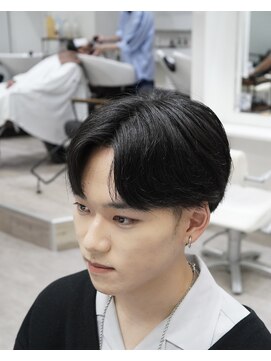 メンズ サロン ドット トウキョウ 町田店(men's salon dot. tokyo) ニュアンスパーマで作る韓国風センターパート