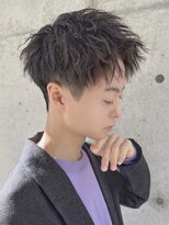 ツイストパーマ　メンズカット　名古屋　短髪