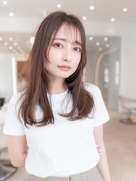 エースハバナ 渋谷(1 HAVANA) 20代30代大人かわいいシルキーベージュ小顔レイヤーカット