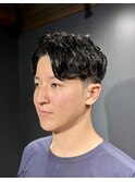 銀座ナチュラルスタイル 刈り上げ メンズ 眉カット