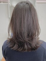 ヘアエジェリプリム (hair&spa egerie prime) 柔らかい外ハネが大人かわいいミディ/アースカラー/30代40代50代