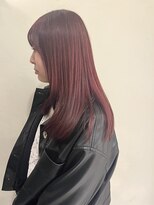 バロック(BAROQUE)&nbsp;ピンクカラー■立川20代30代ハイライトブリーチダブルカラー