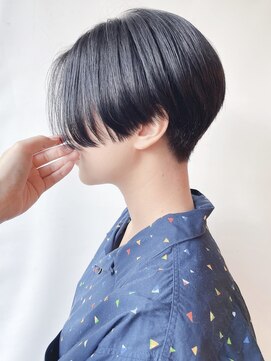 モリオフロムロンドン 原宿本店(morio from London) 【morio 原宿】大人可愛いソフト刈り上げハンサムショート