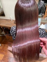 キュア 表参道(CURE) 黒髪/グレージュカラー/ココアベージュ/ヘルシーロング/表参道